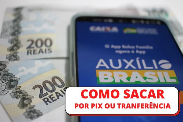 Auxílio Brasil 2022 como sacar o dinheiro ou fazer Pix pelo Caixa Tem